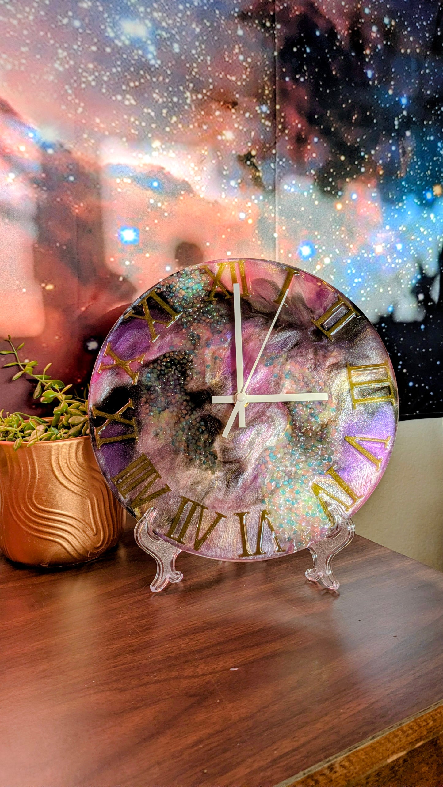 Ocean Epoxy Resin Clock